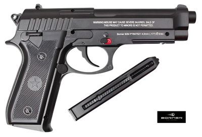 Borner 92M 4,5mm Co2 Pistol - Heavy (Licensfri, max 10 joule, 18år)