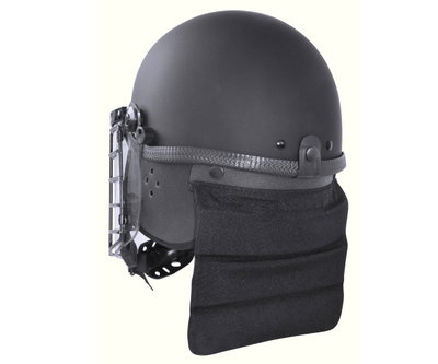 Police Riot Helmet with Reinforced Visor