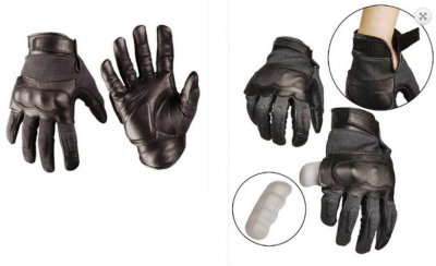 Police gloves with kevlar®