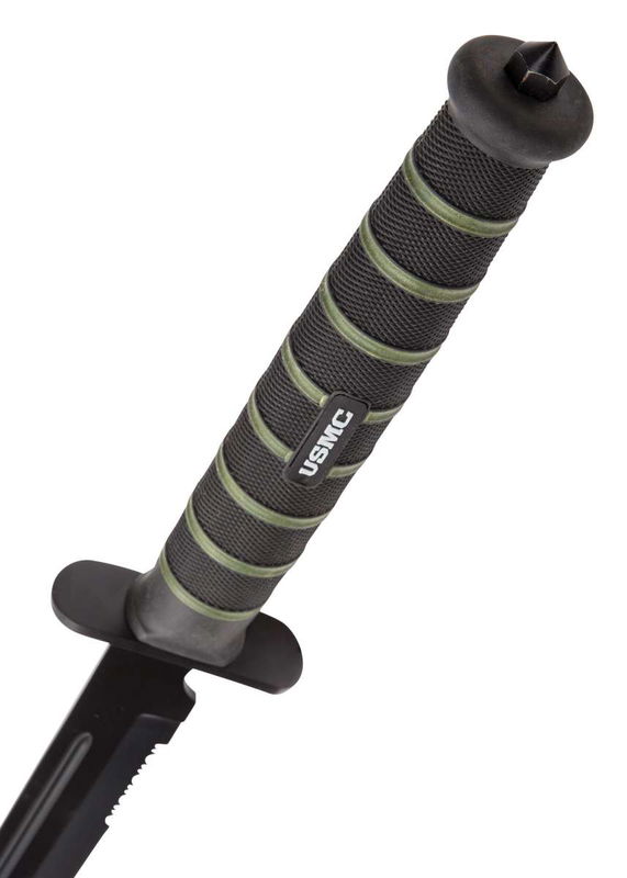 USMC Blackout Combat Sword with Nylon Sheath