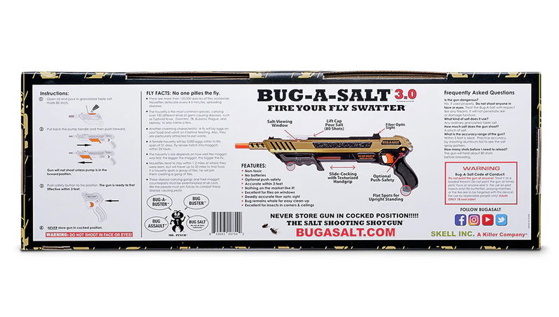 BUG-A-SALT, 3.0 Gold Digger Insekts Dödare Pumphagel Gevär!