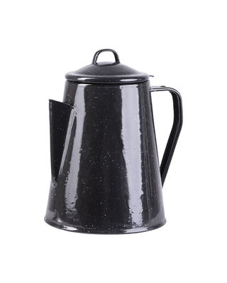 Mil-Tec Svart Western Kaffekanna Med Perkolator