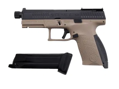 CZ P-10C Airsoft Pistol med Blow Back, FDE 6mm