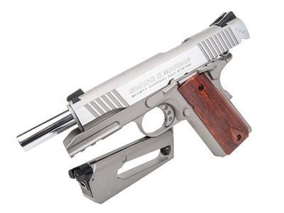 Swiss Arms P1911 Stainless Full Metal 4,5mm Co2 Pistol - Blowback