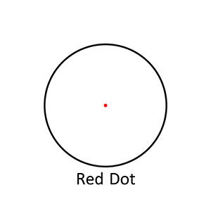 Nikko Stirling 42mm Red Dot Sight 5/8 Integrated Mounts