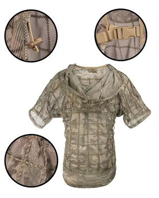 Mil-Tec Flectar Sniper Ghillie Kappa