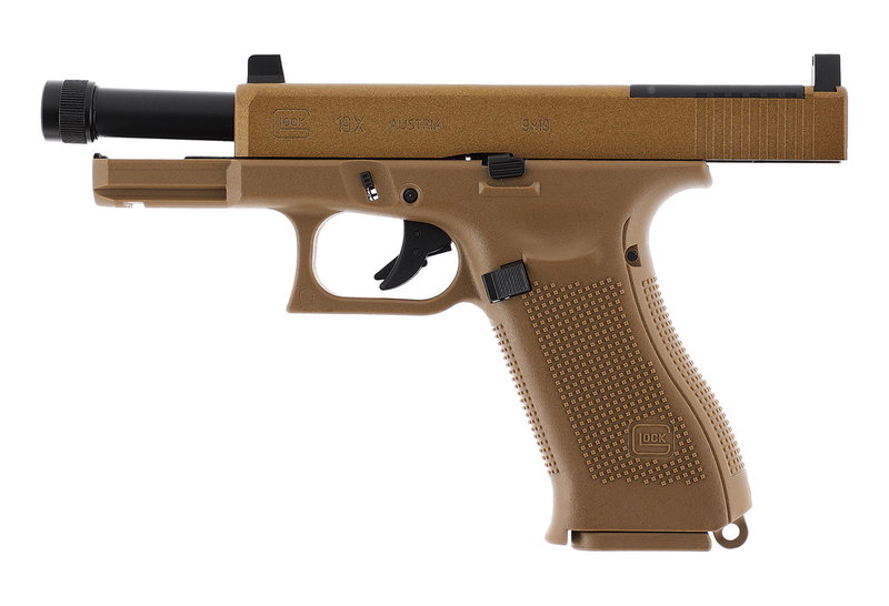 Glock 19X MOS GBB CO2 Pistol 4,5mm BB (Licensfri, 18 år)