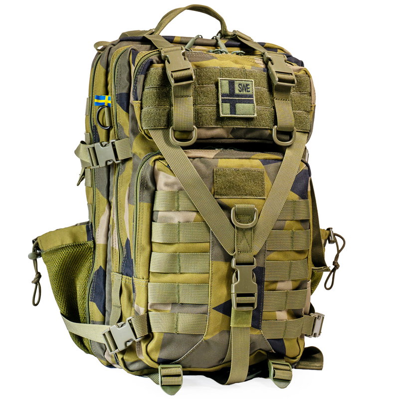 Mil-Tec Combat Assault Ryggsäck 45L – M90 Camo