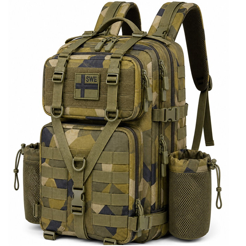 Mil-Tec Defender Combat Assault Ryggsäck 45L – M90 Camo