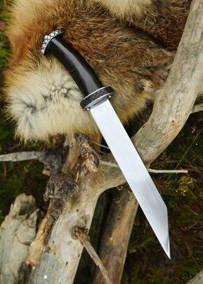 Viking Kniv med Hornhandtag