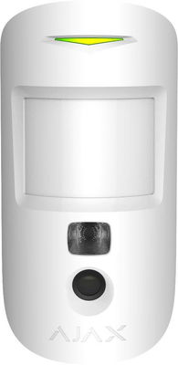 AJAX MotionCam (8EU) ASP white IR motion detector with photo camera