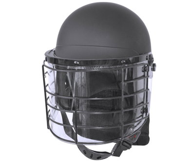Police Riot Helmet with Reinforced Visor