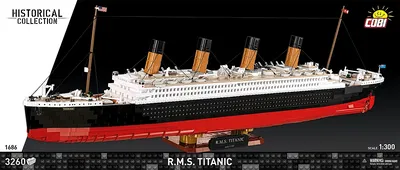 COBI-1686 R.M.S.Titanic skala 1:300 - 3260 byggblock!
