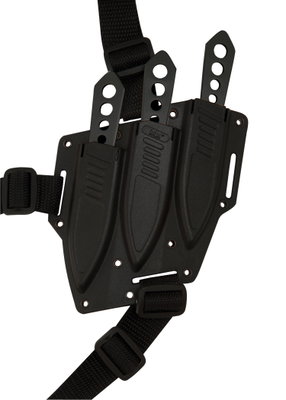 UC2904 Lightning Bolt Kastknivar Med Axelrem - 3st