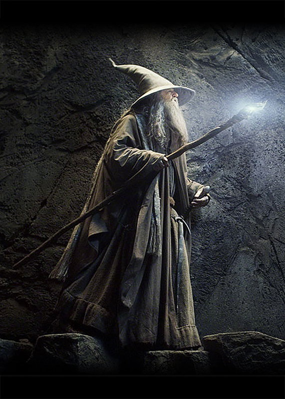 UC3107 The Hobbit Gandalfs Ljusstav - Officiellt Licensierad Replika