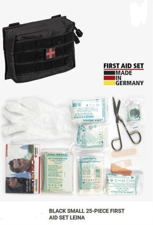 FÖRSTA HJÄLPEN KIT MED MOLLE BÄRVÄSKA