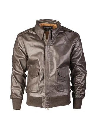 US Army Air Force A2 Pilotjacka i Äkta Läder - Klassisk Design!
