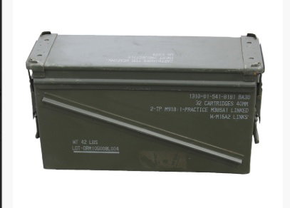 Surplus US Army original ammunitionslåda