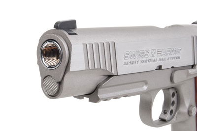 Swiss Arms P1911 Stainless Full Metal 4,5mm Co2 Pistol - Blowback