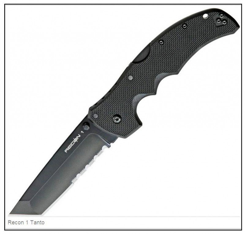 Coldsteel Recon 1 Tanto militärkniv