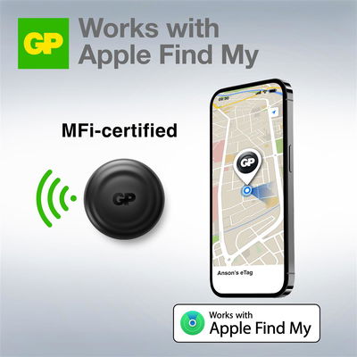 GP eTag Smart Tracker - Black