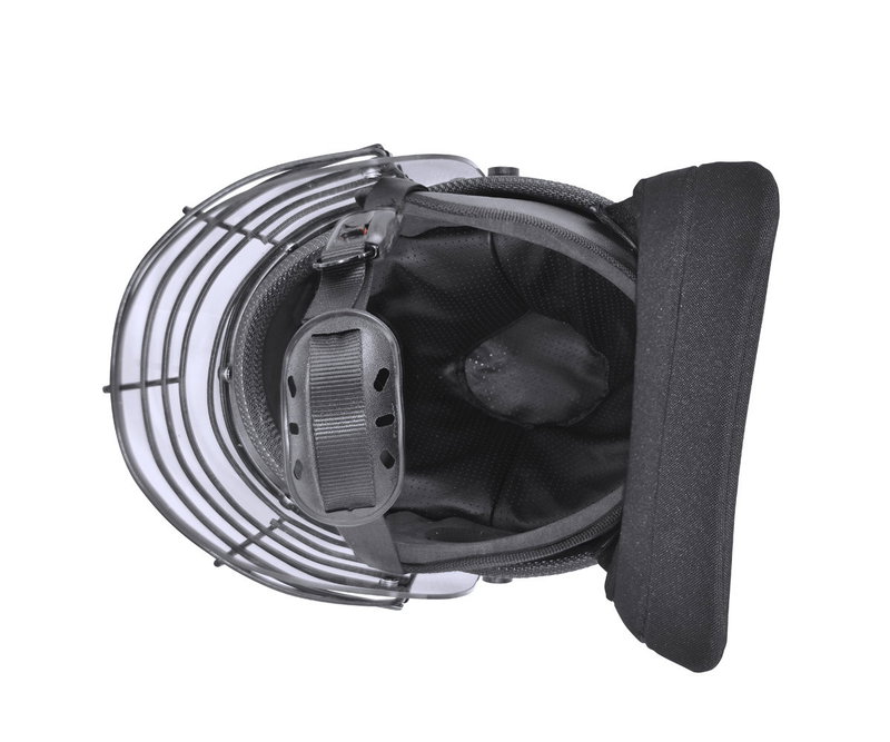 Police Riot Helmet with Reinforced Visor