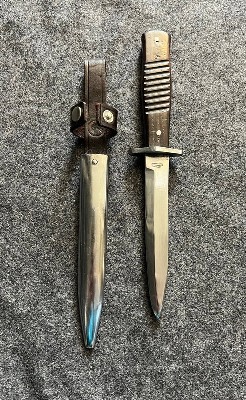 Tysk WW1 Trench Knife - Vacker Replika