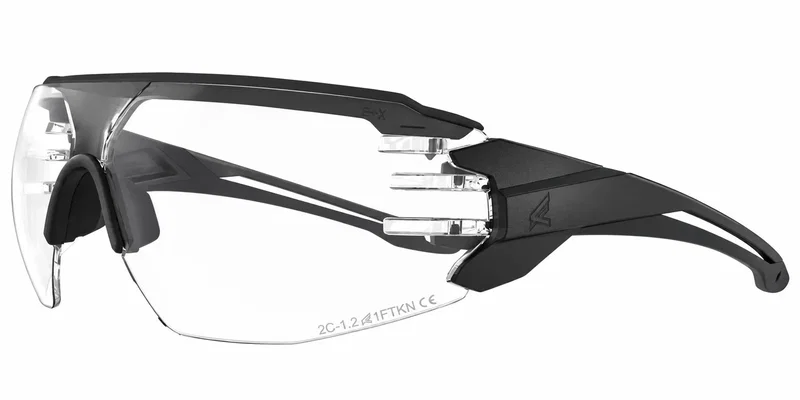 Edge Taven - Black Frame / Clear Vapor Shield Ballistiska Skyddsglasögon