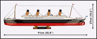 COBI-1686 R.M.S.Titanic skala 1:300 - 3260 byggblock!