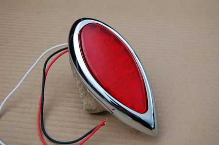 Customlykta "Ford 1938-1939-style" Röd