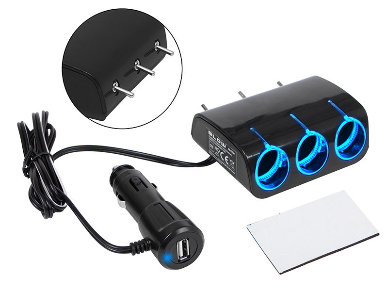 Grenuttag 12V/24V med strömbrytarpanel