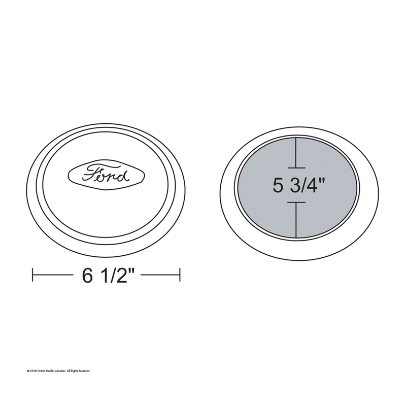 Ford 1932-1933 navkapslar 4-pack