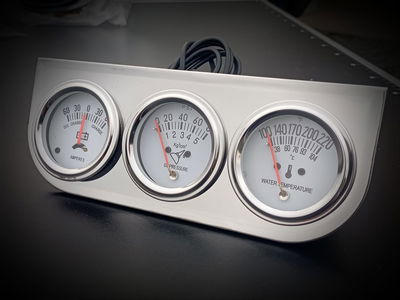 Mätarset Ampere/Vattentemp/Oljetryck -Classic-