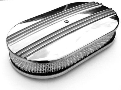 Luftrenare "Oval Aluminium" 15x2"