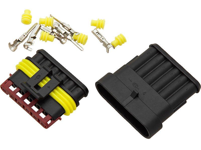 Kabelskarv 6-polig 12/24V