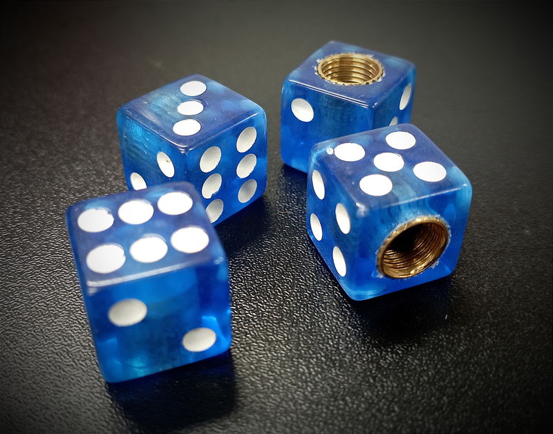 Ventilhattar "Blåa Tärningar"