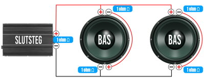2 basar 2x1ohm
