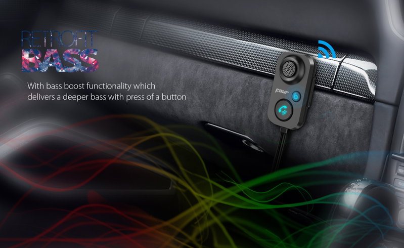 FOUR Bluetooth in-car handsfree / transmitter