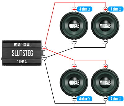 4st midbasar 4ohm