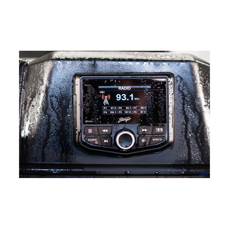Stinger SPXM1 Marin/Motorsport mediaspelare Radio