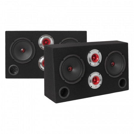 2-pack Bass Habit Rebel SRE62, raggarlåda med 6.5" midbasar 2-pack Bass Habit Rebel SRE62, raggarlåda med 6.5" midbasar