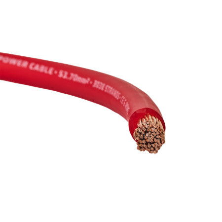Auto-Connect röd strömkabel OFC 53.7mm²