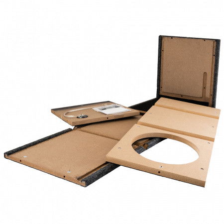Omonterad portad 1x12" baslåda