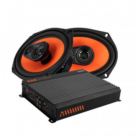 GAS MAD X2-694 koaxialhögtalare & MAD A2-85.2 GAS MAD X2-694 koaxialhögtalare & MAD A2-85.2