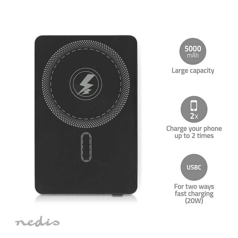 Nedis PBKWL20W025BK powerbank
