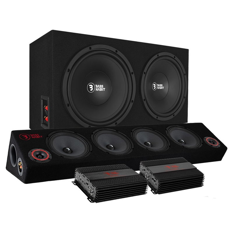 Bass Habit PL212 raggarpaket med SPL84 och slutsteg