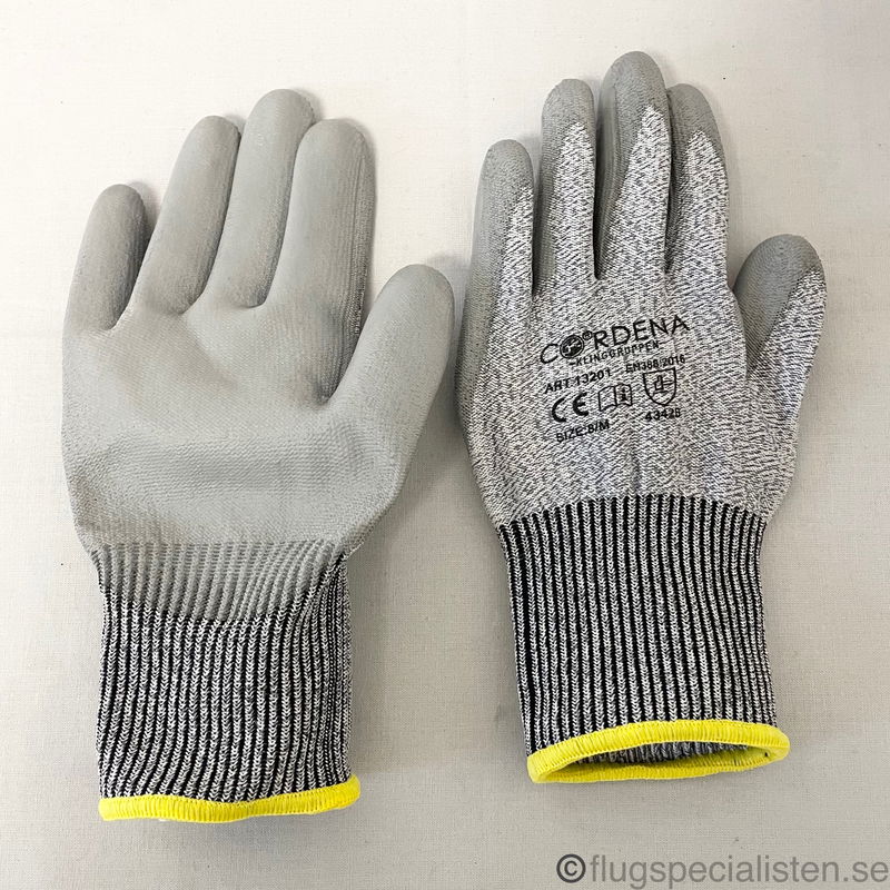 Cordena skyddshandskar för ex. knivanvändning.