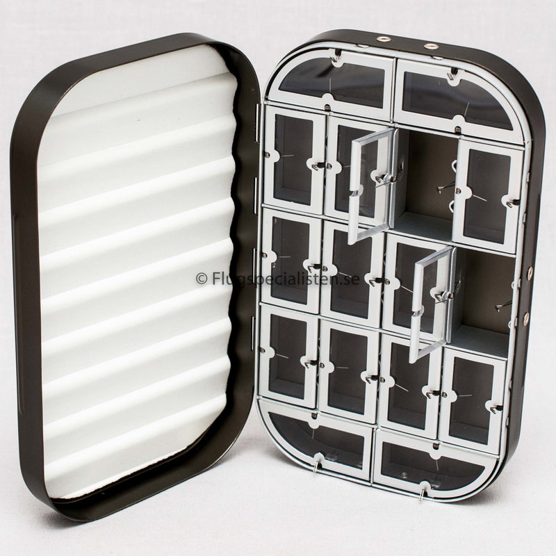 Flugask aluminium 16 fack