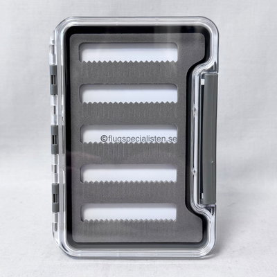Fly case with slit foam
