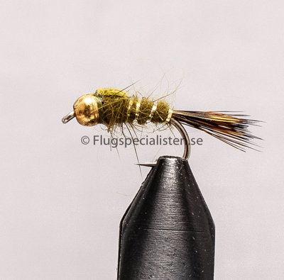 Gold Head Copper John Barbless Nymph Flies - Gold Bead Sinking Flies For Trout, Choice Of Size & Quantity